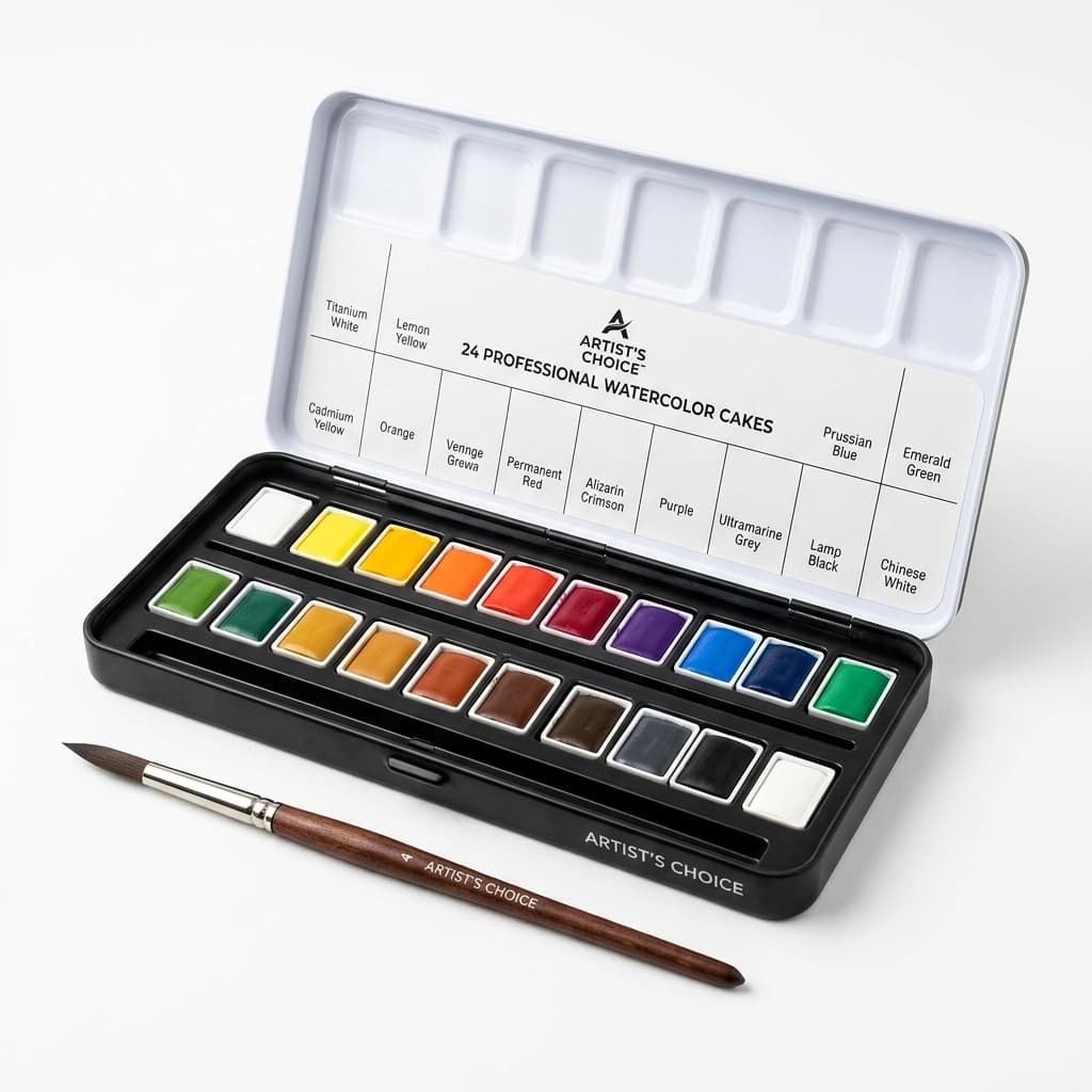Artist Fine Watercolour 24-Pan Studio Set